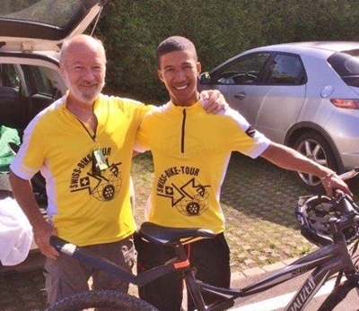 Knysna youngster cycles Switzerland